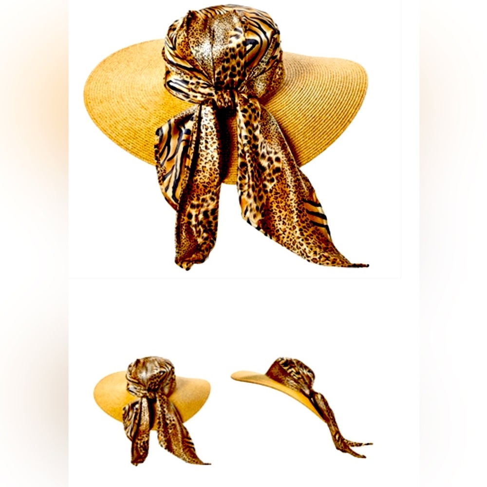 Cappelli  animal print sun Hat